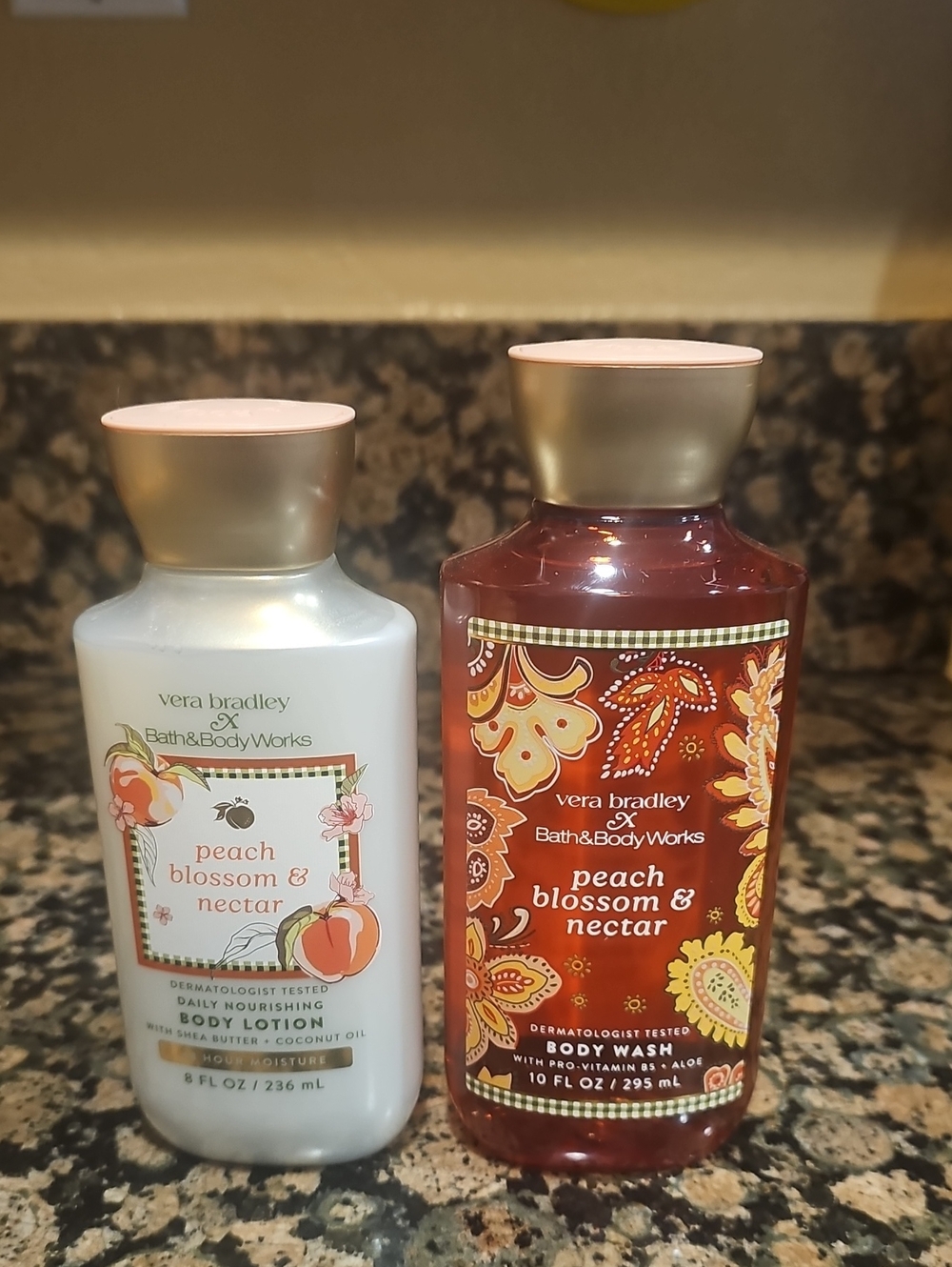 BBW Peach Blossom & Nectar Body Wash and Lotion